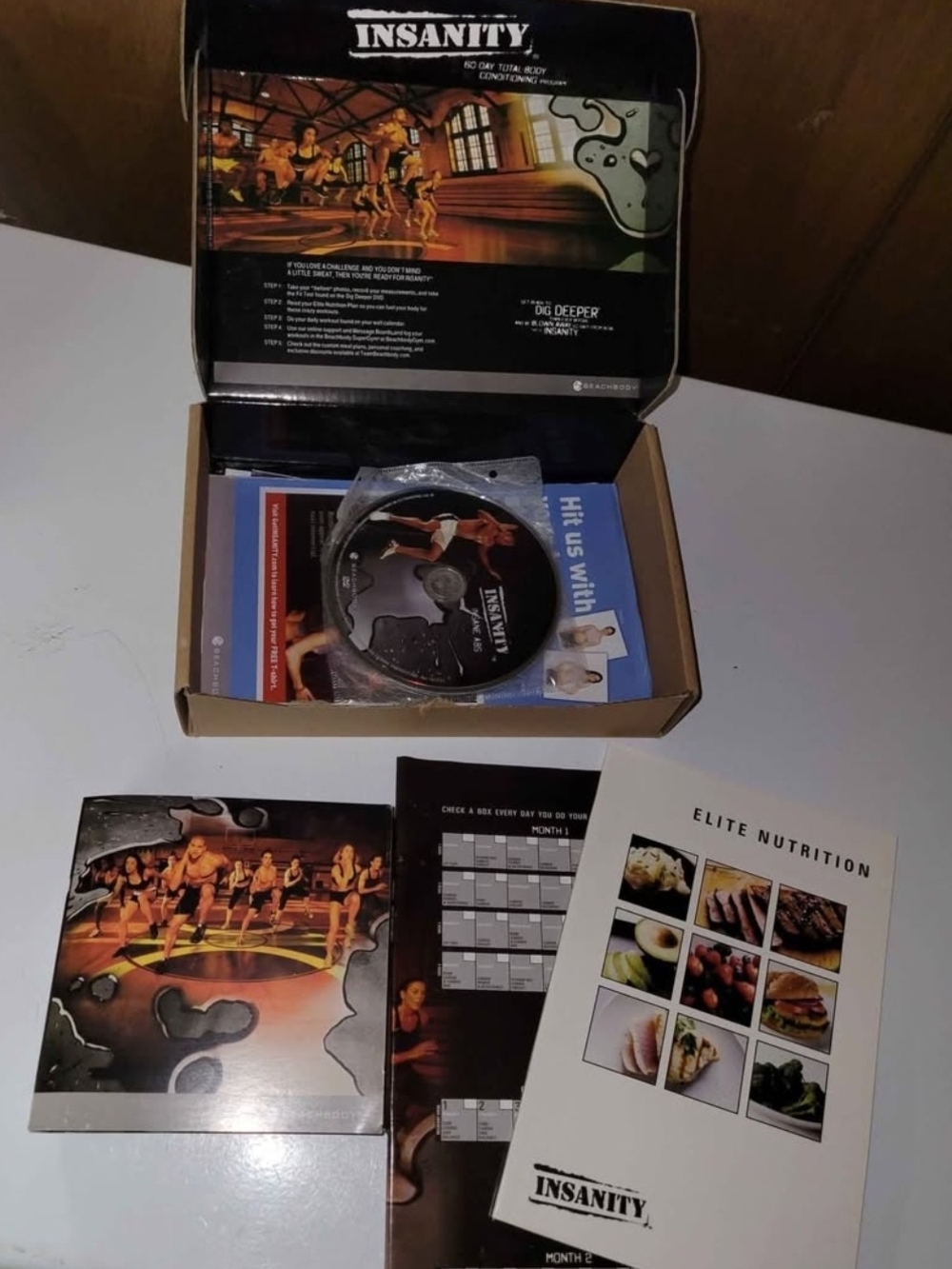 Insanity Workout DVD Set - Black